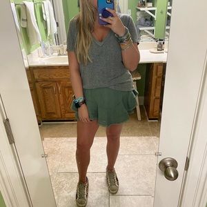 Nation LTD Basic Grey V-Neck